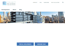 Tablet Screenshot of connectassetmanagement.com